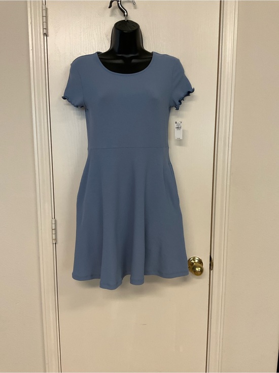 Old navy Other - Old Navy Blue Fit-and-Flare Short Sleeve Dress